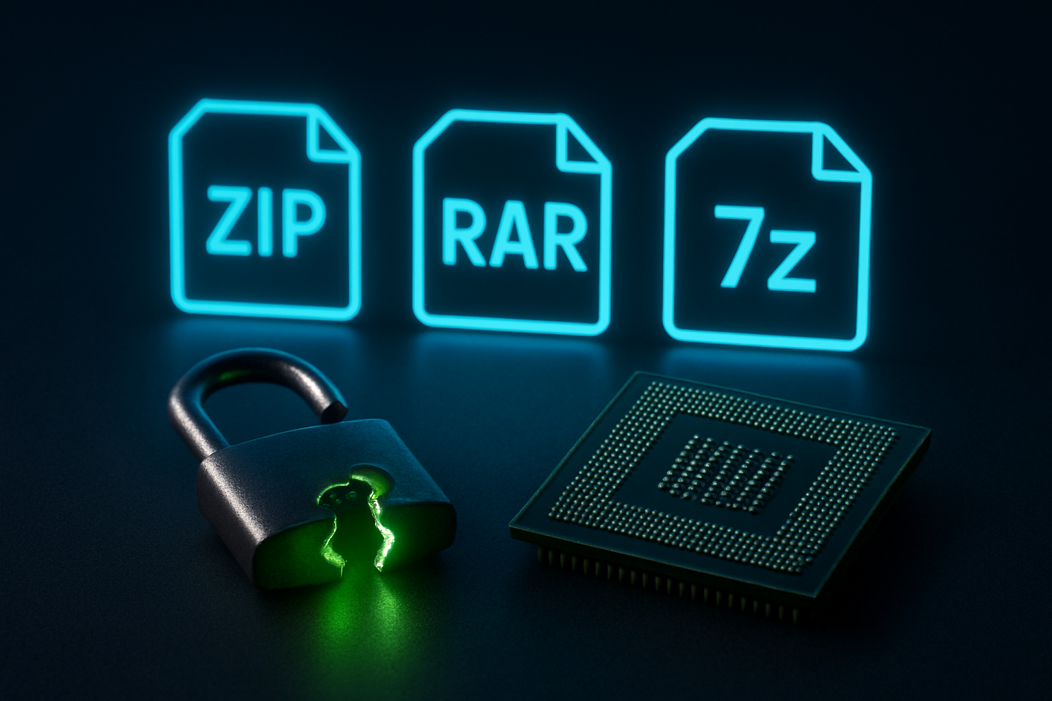 ZIP RAR 7z Archive Password Recovery Guide 2025